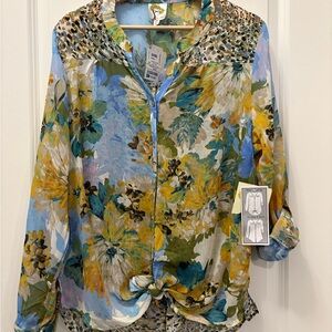 Floral Print Women's Top